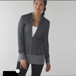 Lululemon Daily Practice jacket in Herringbone Gre